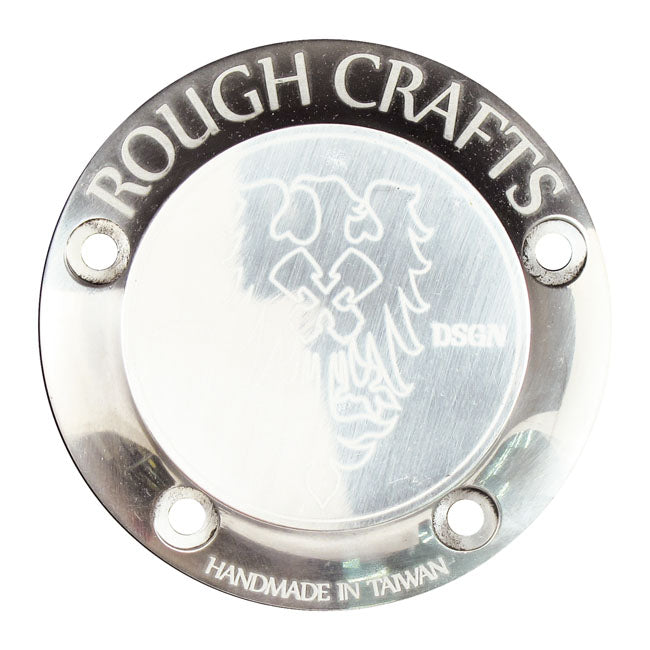 Rough Craft Point Cover Polished, 5 Hole For Harley-Davidson