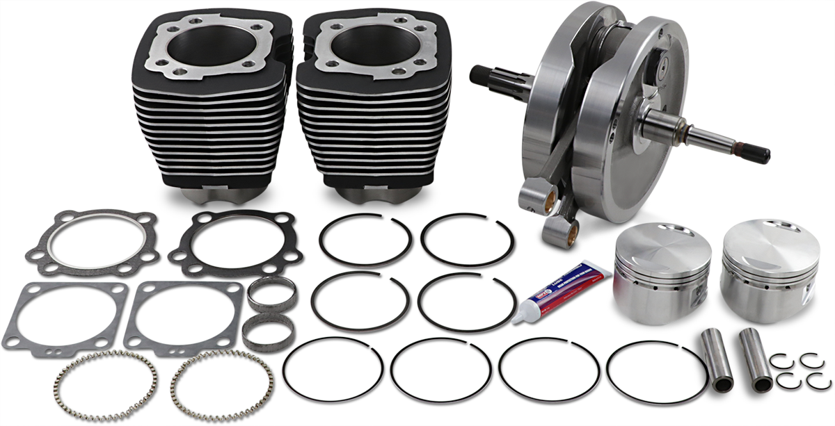 S&S 96" Sidewinder Big Bore Stroker Kit For Harley-Davidson Big Twin 1984-1999