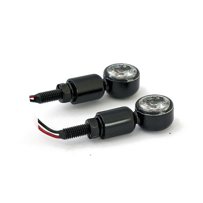 Mc1 Led Turn Signals Black For Harley-Davidson