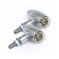 Micro Bullet Led Turn Signals, Chrome For Harley-Davidson
