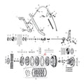 Steel Drive Plate, Clutch For Harley-Davidson