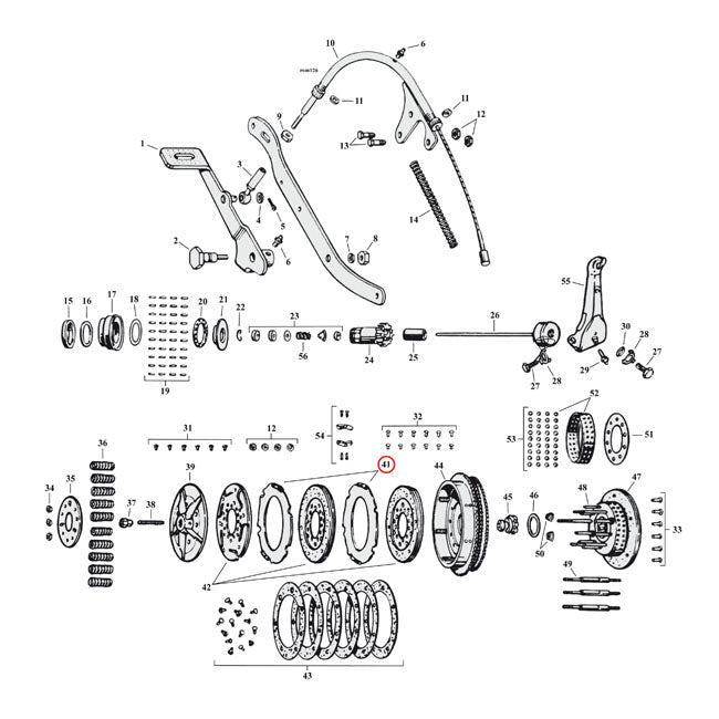 Steel Drive Plate, Clutch For Harley-Davidson