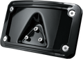 KURYAKYN CURVED LAYDOWN LICENSE PLATE MOUNTS WITH FRAME FRAME LCS LAYDOWN BLK