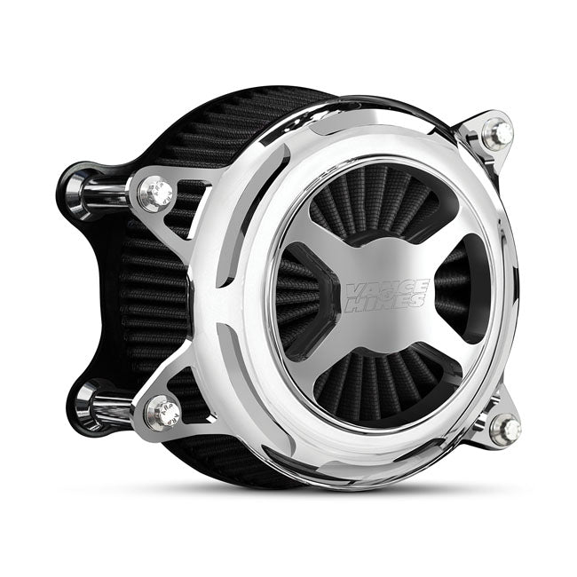 V&amp;H, Vo2 X Air Cleaner Kit. Chrome For Harley Davidson
