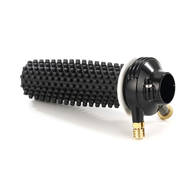 K-Tech 7/8" Deluxe-Drosselklappengehäuse. Geschmiedetes Messing.