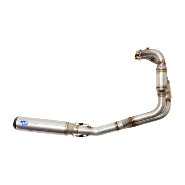 S&S, Race 2:1 Low Exhaust System. Stainless For Harley Davidson
