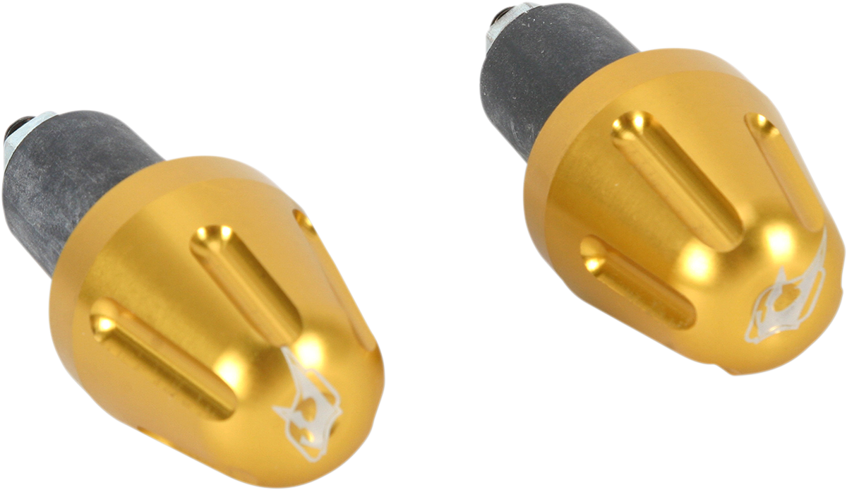 DRIVEN RACING BAR ENDS V1 BAR END WEIGHT GOLD
