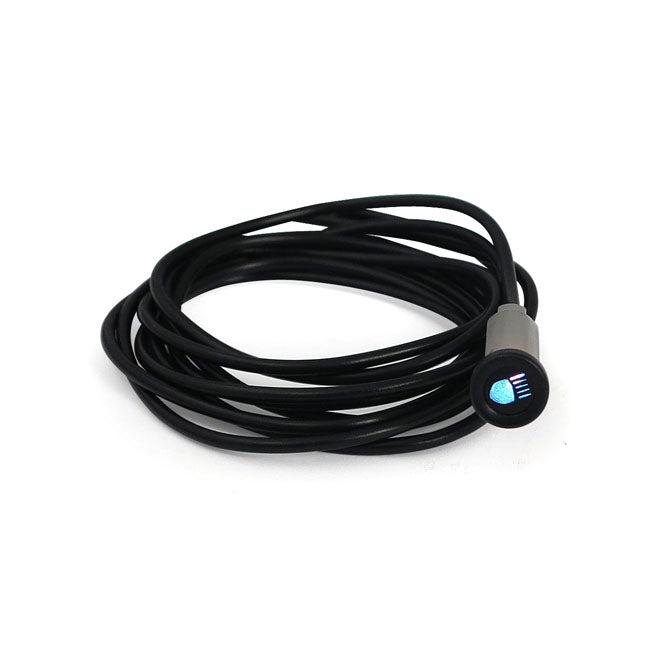 Indicator Light 3/8 Inch, High Beam For Harley-Davidson