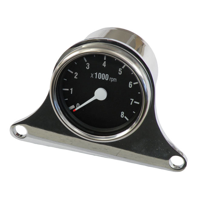 Mini Tachometer Kit, Electr. 8000 Rpm For Harley-Davidson