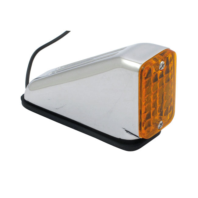 Wedge Marker Light, Amber Lens For Harley-Davidson
