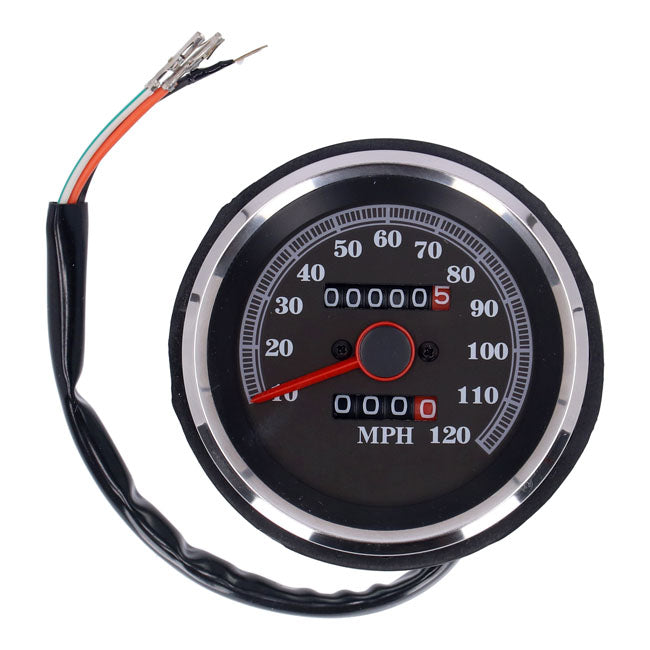 84-93 Tachometer Chrom für Harley-Davidson