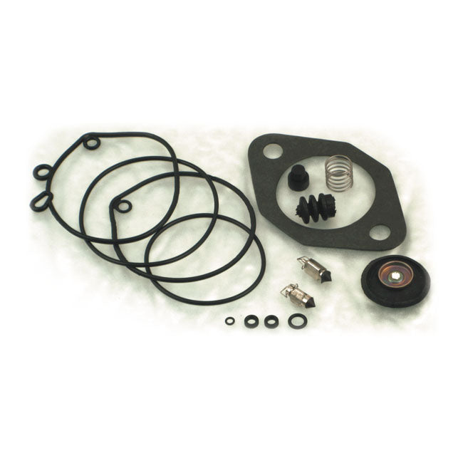Extensive Carb Rebuild Kit, Keihin For Harley-Davidson