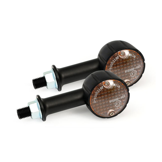 Arizona Turn Signals, Black. 40mm (ECE) For Harley-Davidson