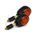 Bulls-Eye Turn Signals, Black (EC) For Harley-Davidson