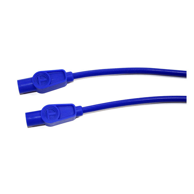 Taylor 8mm Spiro Plug Wires, Blue For Harley-Davidson