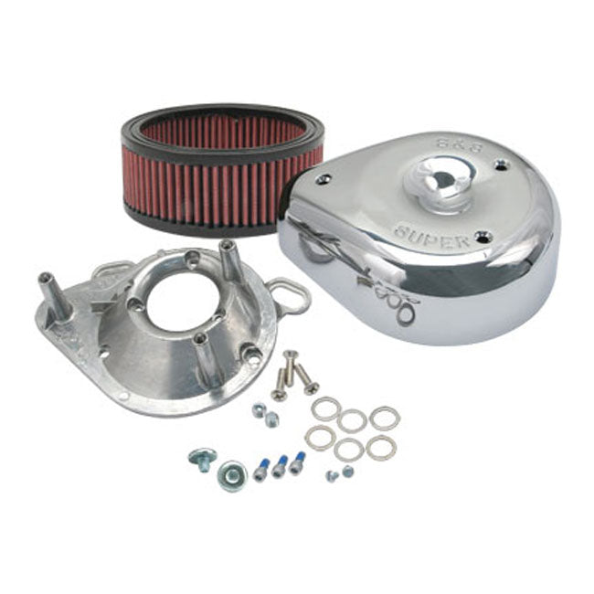 S&S 52mm Single Bore Fi Aircleaner Kit For Harley-Davidson