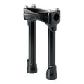 Murdock Black Risers, 8" Tall For Harley-Davidson