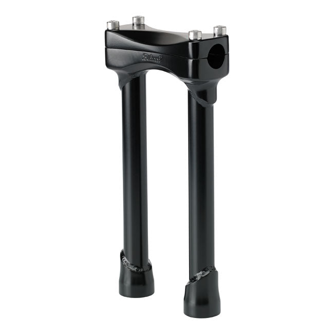 Murdock Black Risers, 10" Tall For Harley-Davidson