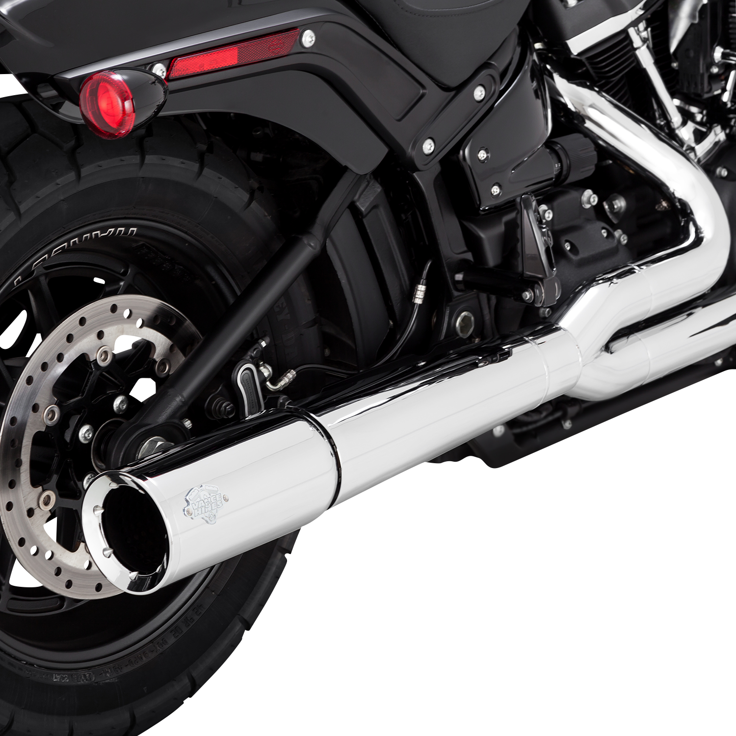 Pro Pipe 2-in-1-Chrom-Auspuffanlage für Harley-Davidson