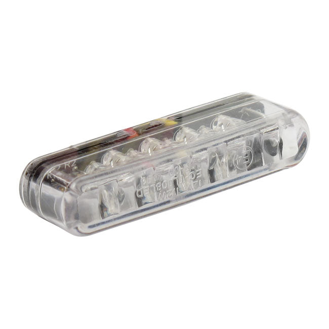 Led Taillight Shorty, Clear Lens For Harley-Davidson