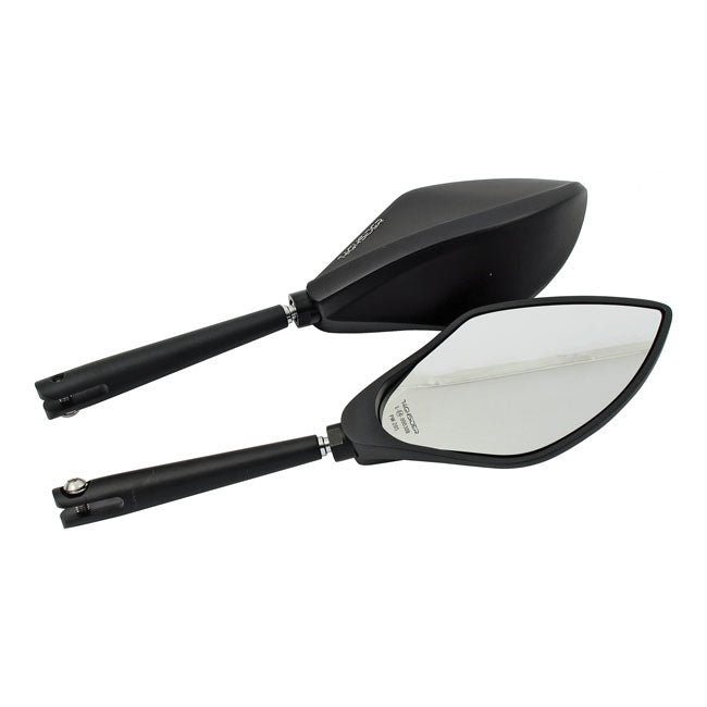 Torezzo Mirrors, Black For Harley-Davidson