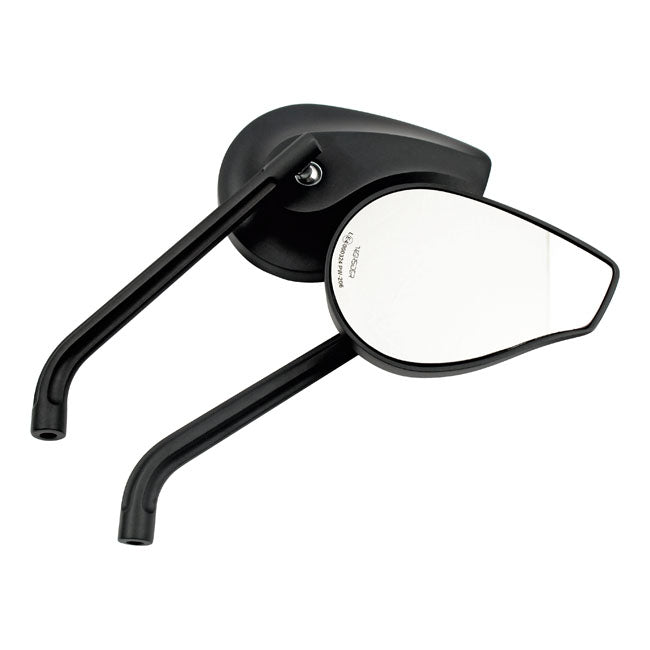 Mirror Set Phoenix, Black Ano For Harley-Davidson
