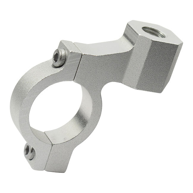 Silver Mirror Clamp For Harley-Davidson