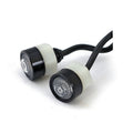 Mono Led Turn Signals Black, Clear Lens For Harley-Davidson