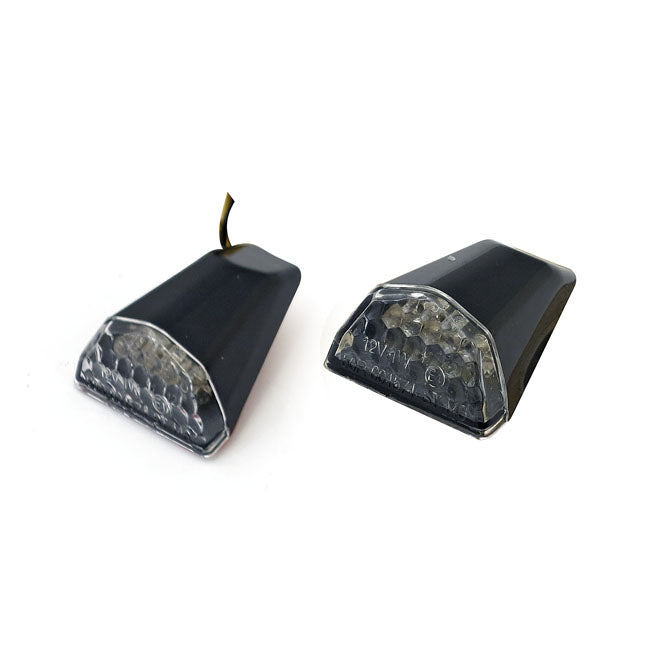 Swift Led Turn Signals, Black For Harley-Davidson