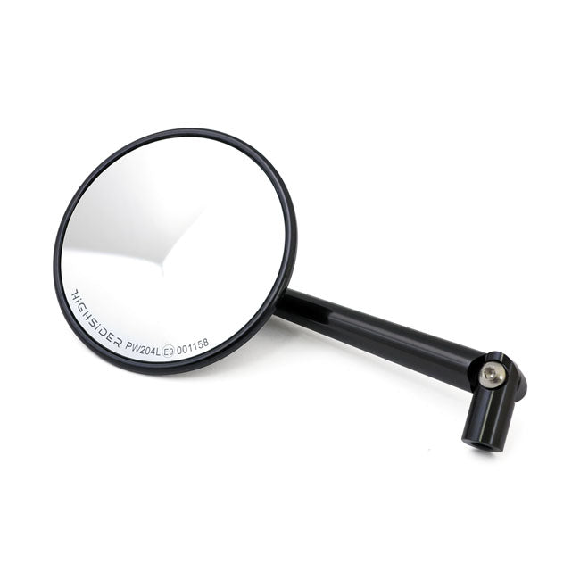 Mirror Montana Round Black For Harley-Davidson