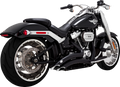 Sistema De Escape Big Radius Negro Para Harley Davidson