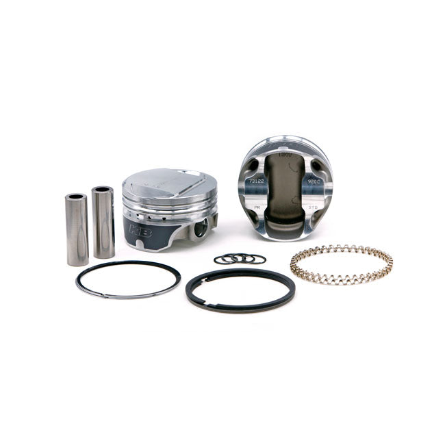 KB Performance, 1340 Evo B.T. Forged Piston Kit. Std for Harley Davidson