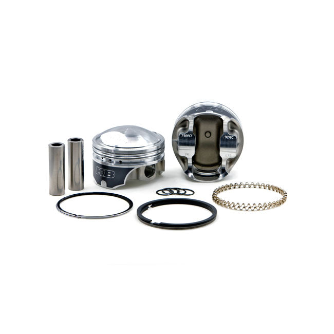 KB Performance, 3-5/8 Big Bore Forged Piston Kit. Std For Harley Davidson