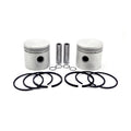 Kit De Pistón De Cabeza Plana De 80" De Repuesto. +.030" Para Harley Davidson