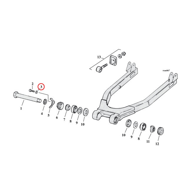 Washer, Screw #10 Zinc For Harley-Davidson