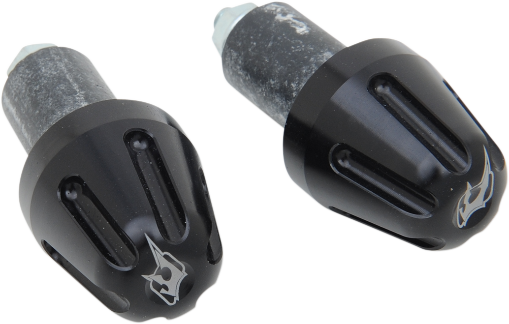DRIVEN RACING BAR ENDS V1 BAR END WEIGHT BLACK
