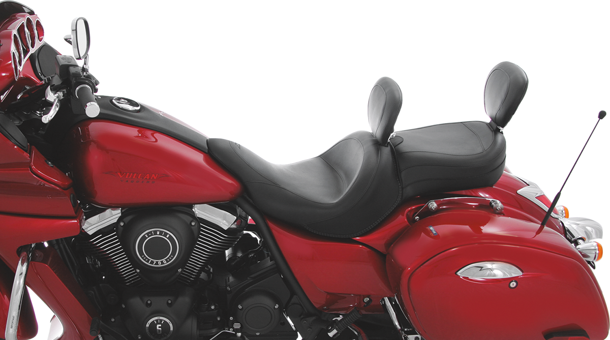 MUSTANG WIDE TOURING SEATS WITH DRIVER BACKREST SEAT WIDEVNTG W/DBR VQERO