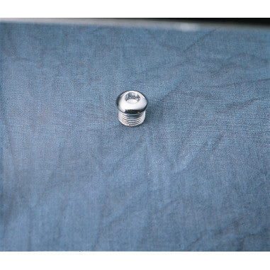 CHROME TIMING PLUG/OIL TANK DRAIN PLUG FOR HARLEY-DAVIDSON
