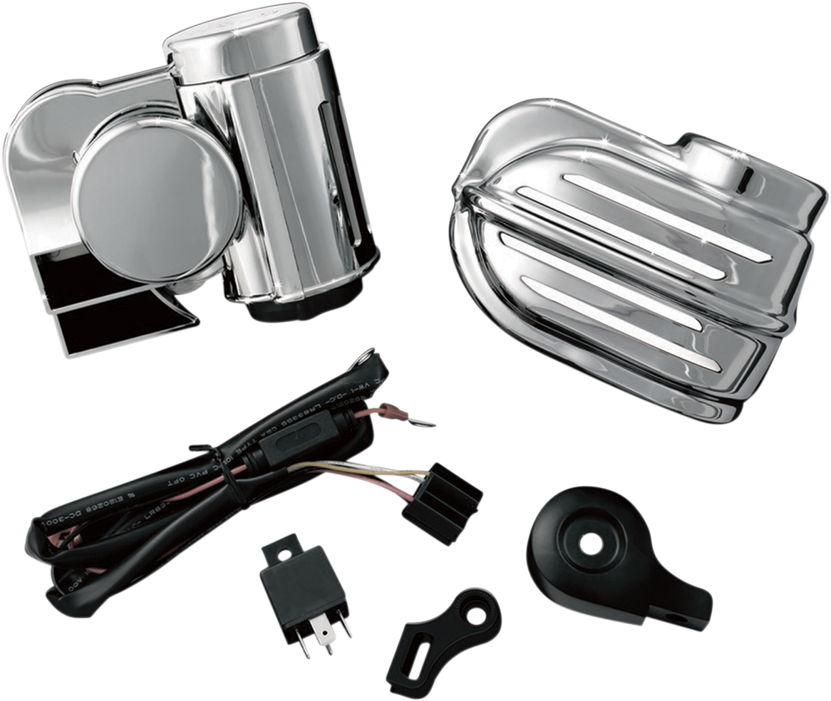 KURYAKYN SUPER DELUXE WOLO® BAD BOY™ AIR HORN KIT HORN SUPER DLX BAD BOY