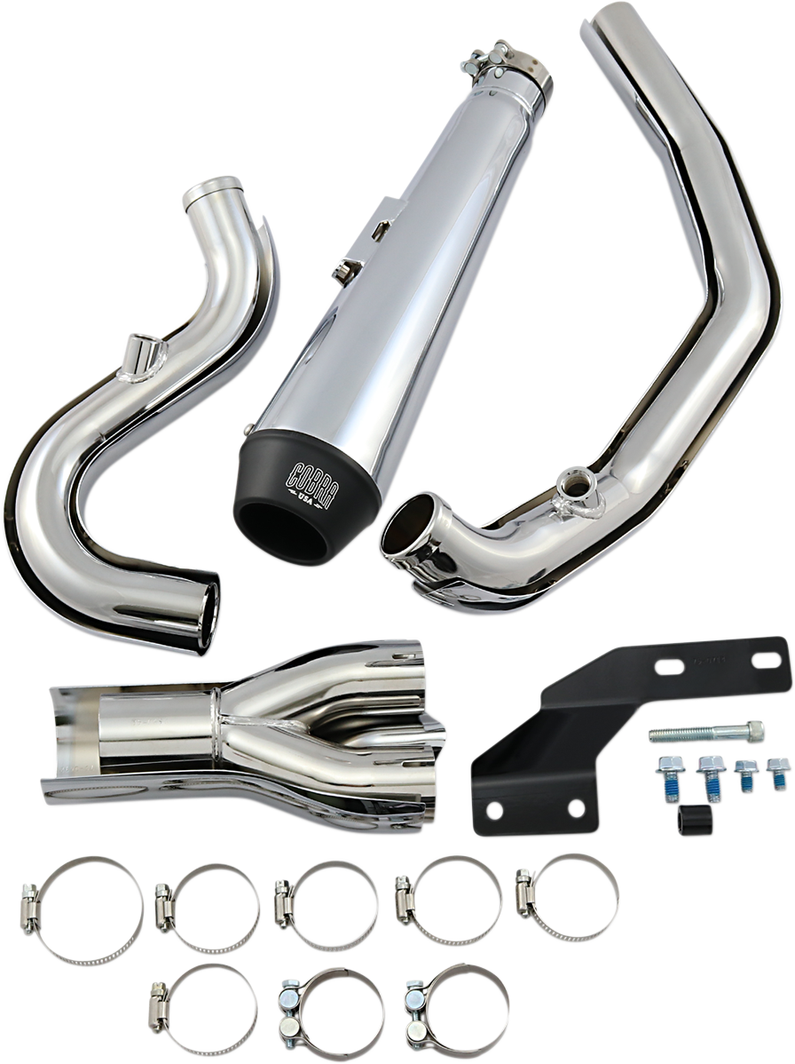 COBRA EL DIABLO 2-INTO-1 EXHAUST FOR HARLEY-DAVIDSON 2011 EXHAUST ED CH ST 07-11