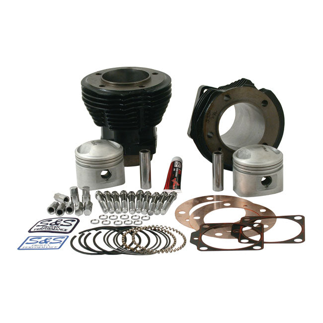 S&S 3-1/2 Inch Cyl Kit W/Forged Pistons For Harley-Davidson
