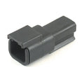 Namz Pin Housing, 2-Way, Black For Harley-Davidson