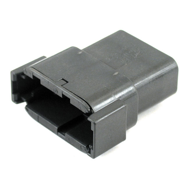 Namz Pin Housing, 12-Way, Black For Harley-Davidson
