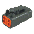Namz Housing, Black, 4 Way Socket For Harley-Davidson