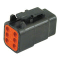 Namz Socket Housing, Black, 6 Way For Harley-Davidson