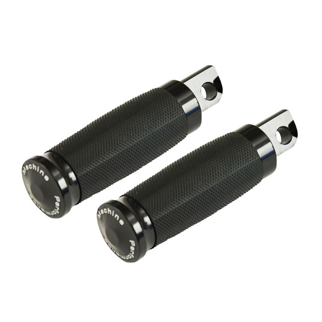 Pm Contour Rubber Wrapped Foot Pegs For Harley-Davidson