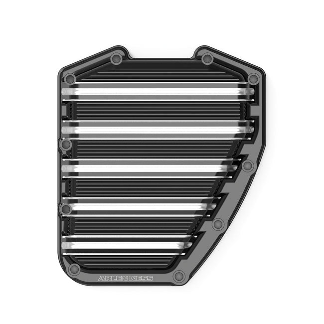 Arlen Ness, Twin Cam 10-Gauge CAM Cover. Zwart voor Harley Davidson