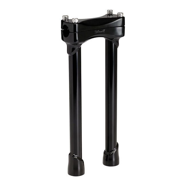 Biltwell Murdock Black Risers, 12" Tall For Harley-Davidson