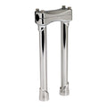 Biltwell Murdock Chrome Risers, 12" Tall For Harley-Davidson