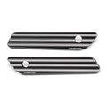 Ness Latch Covers 10-Gauge Black For Harley-Davidson